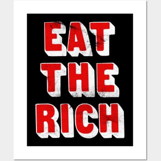 EAT THE RICH / Anti-Capitalist Design Posters and Art